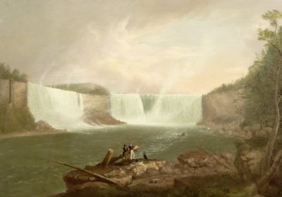 Niagara : Les chutes américaines, vers 1821 - Alvan Fisher